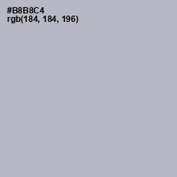 #B8B8C4 - French Gray Color Image
