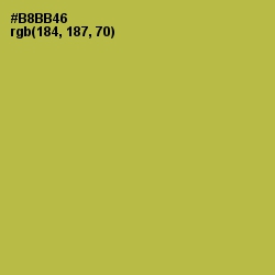 #B8BB46 - Olive Green Color Image