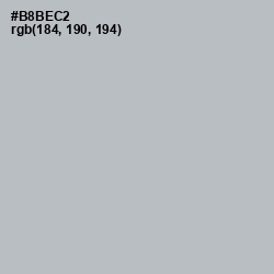 #B8BEC2 - French Gray Color Image