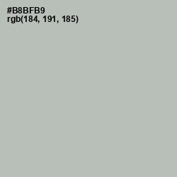 #B8BFB9 - Pink Swan Color Image
