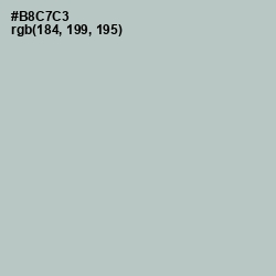 #B8C7C3 - Silver Sand Color Image