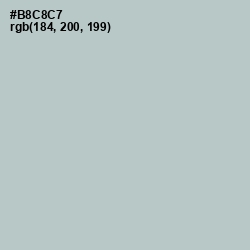 #B8C8C7 - Powder Ash Color Image