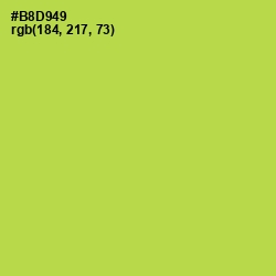 #B8D949 - Conifer Color Image