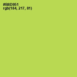 #B8D951 - Conifer Color Image