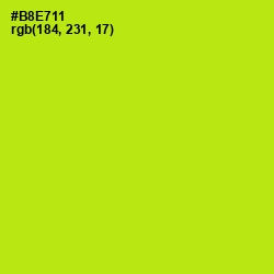 #B8E711 - Inch Worm Color Image