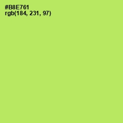 #B8E761 - Conifer Color Image