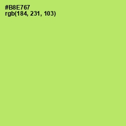 #B8E767 - Conifer Color Image