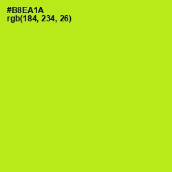 #B8EA1A - Inch Worm Color Image