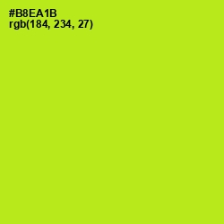 #B8EA1B - Inch Worm Color Image