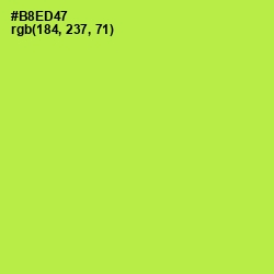 #B8ED47 - Conifer Color Image