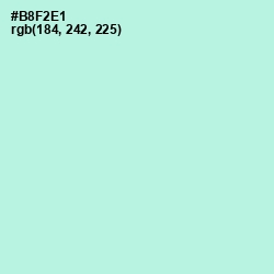 #B8F2E1 - Ice Cold Color Image