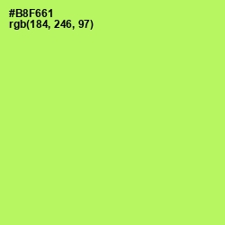 #B8F661 - Conifer Color Image