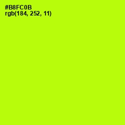 #B8FC0B - Lime Color Image
