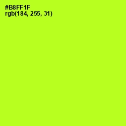 #B8FF1F - Inch Worm Color Image