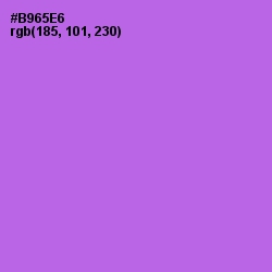 #B965E6 - Lavender Color Image
