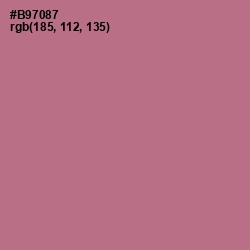 #B97087 - Turkish Rose Color Image