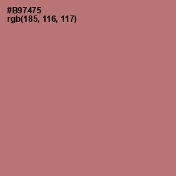#B97475 - Coral Tree Color Image