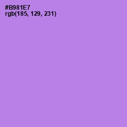 #B981E7 - Dull Lavender Color Image