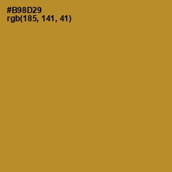 #B98D29 - Marigold Color Image