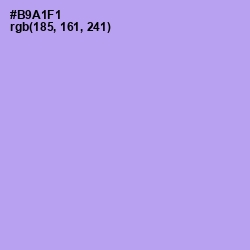 #B9A1F1 - Biloba Flower Color Image