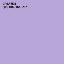 #B9A6D8 - Cold Purple Color Image