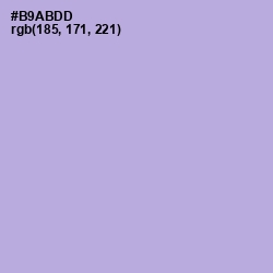 #B9ABDD - Lavender Gray Color Image