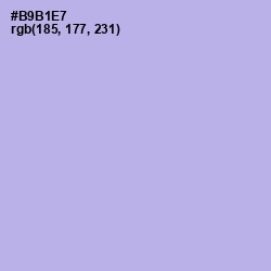#B9B1E7 - Biloba Flower Color Image