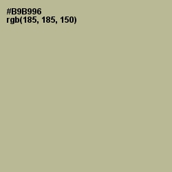 #B9B996 - Heathered Gray Color Image