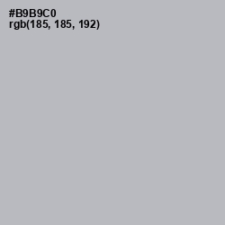 #B9B9C0 - French Gray Color Image