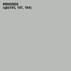 #B9BBB8 - Pink Swan Color Image