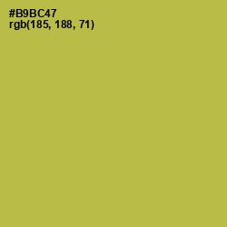 #B9BC47 - Olive Green Color Image