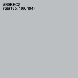#B9BEC2 - French Gray Color Image