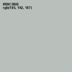 #B9C0BB - Green Spring Color Image