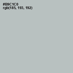 #B9C1C0 - Silver Sand Color Image