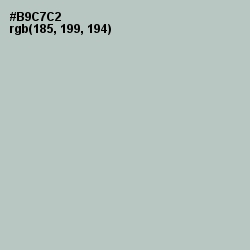 #B9C7C2 - Silver Sand Color Image