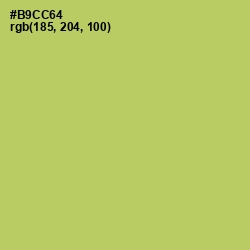 #B9CC64 - Wild Willow Color Image