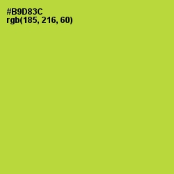 #B9D83C - Key Lime Pie Color Image