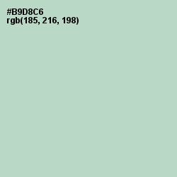 #B9D8C6 - Surf Color Image