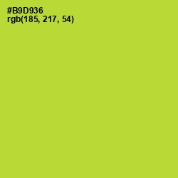 #B9D936 - Key Lime Pie Color Image