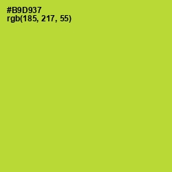 #B9D937 - Key Lime Pie Color Image