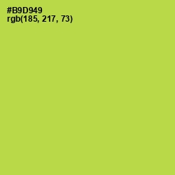 #B9D949 - Conifer Color Image