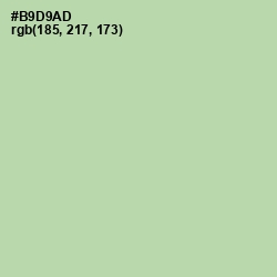 #B9D9AD - Moss Green Color Image