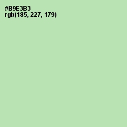 #B9E3B3 - Celadon Color Image