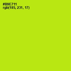 #B9E711 - Inch Worm Color Image