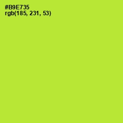 #B9E735 - Green Yellow Color Image