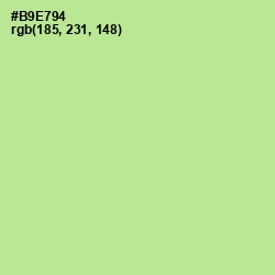 #B9E794 - Moss Green Color Image