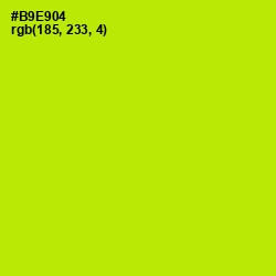 #B9E904 - Inch Worm Color Image
