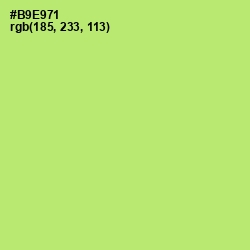 #B9E971 - Wild Willow Color Image
