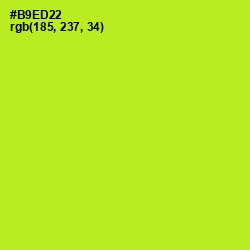 #B9ED22 - Green Yellow Color Image