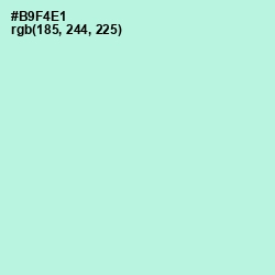 #B9F4E1 - Ice Cold Color Image